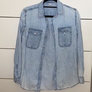 Light Blue Jean Shirt